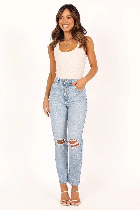 Abrand 94 High Slim Jeans - Gina Rip