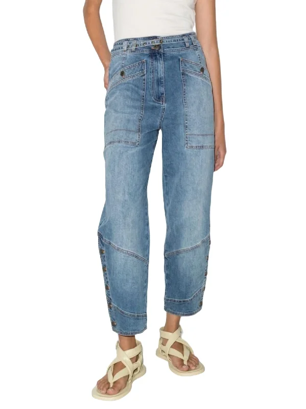 Harris Wide Leg Jean In Medium Wash