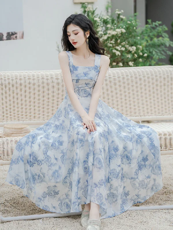 Blossom Waltz A-line Floral Prom Dress