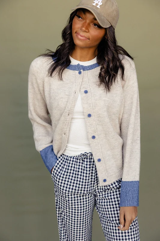 Great Expectations Contrast Cardigan