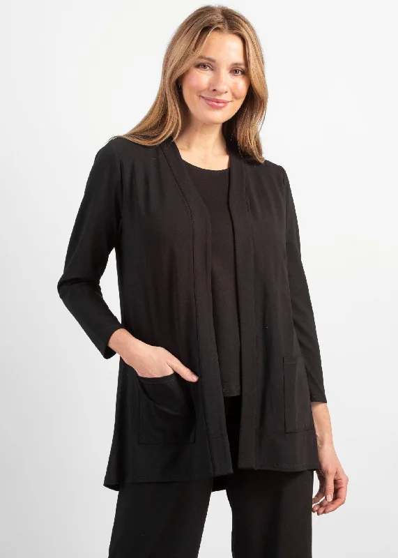 Habitat Core Collection - Solid Long Shirred Back Cardigan