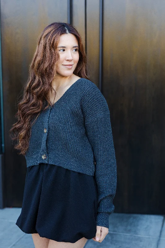 The Chai Society Button Front Cardigan