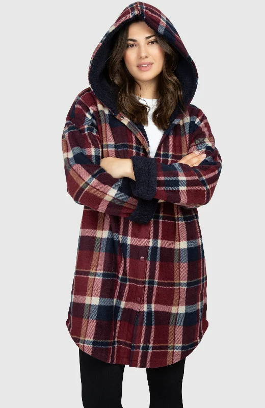 Redwood Long Plush Oversized Hooded Jacket