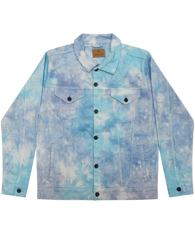 Lagoon - Tie-dye denim jacket