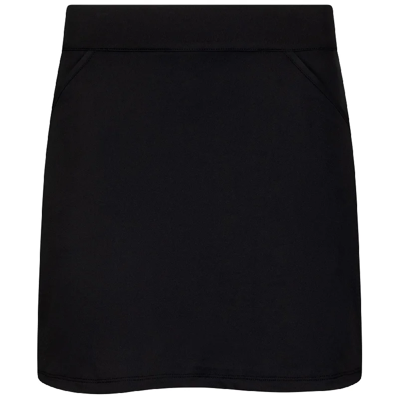 Womens Alice Petal Hem Skort Black - 2024