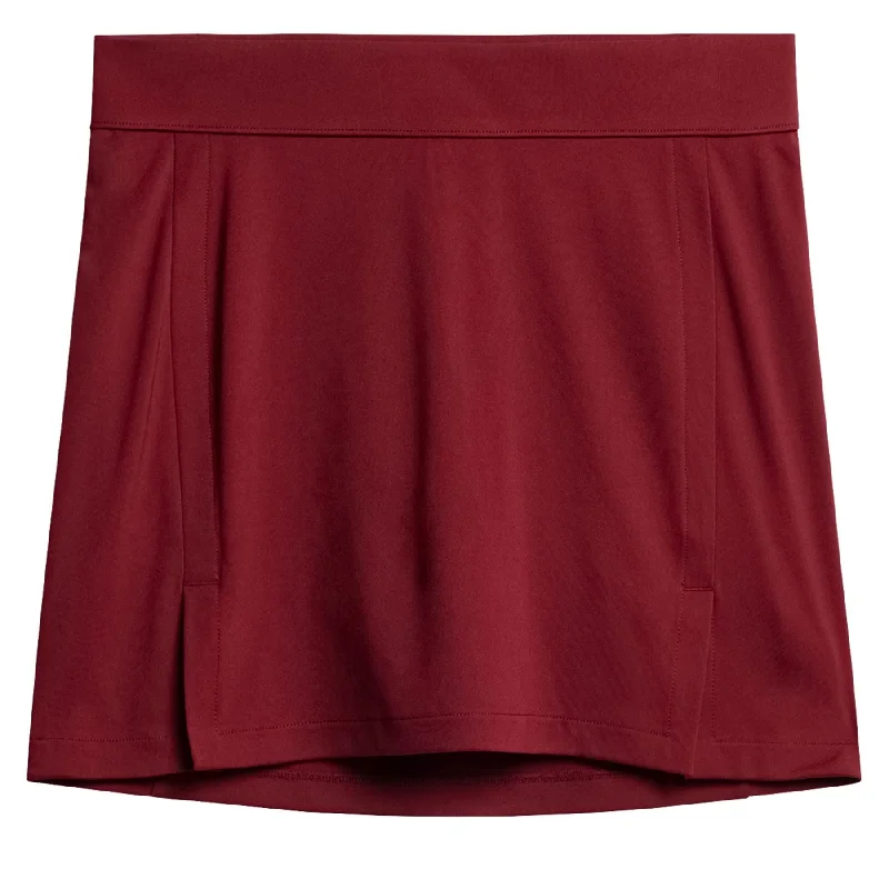 Womens Amelie TX Jersey Mid Skirt Cabernet - AW24